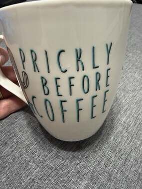 Pfaltzgraff Prickly Before Coffee Mug